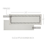 Serene Haven Eucalyptus Table Runners-Lange General Store