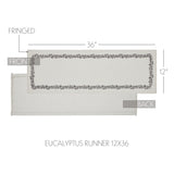 Serene Haven Eucalyptus Table Runners-Lange General Store