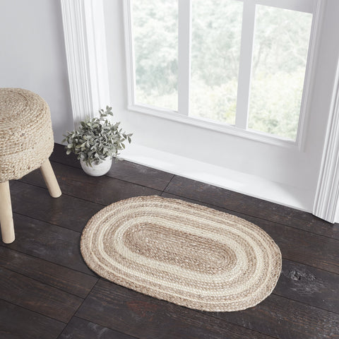 Simplicity Natural Collection Braided Rugs - Oval - Lange General Store