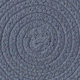 Solid Marine Blue Braided Placemats-Lange General Store