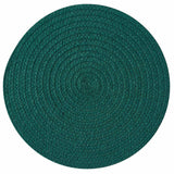 Solid Peacock Braided Placemats-Lange General Store