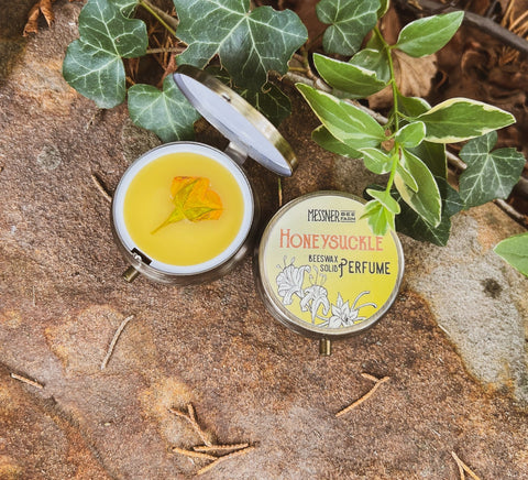 Solid Perfume Handmade with Beeswax - Honeysuckle-Lange General Store