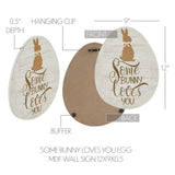 Some Bunny Loves You Egg Wall Sign-Lange General Store