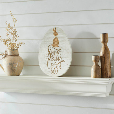 Some Bunny Loves You Egg Wall Sign-Lange General Store