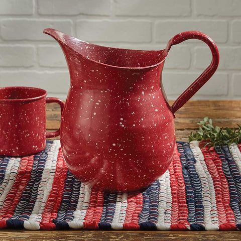 Granite Enamelware Pitcher - Red-Lange General Store