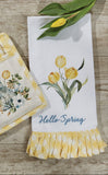 Spring Tulips Decorative Dishtowel-Lange General Store