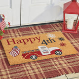 Star Spangled Truck Door Mat-Lange General Store