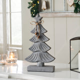 Starry Pine Distressed Grey Wooden Tree-Lange General Store