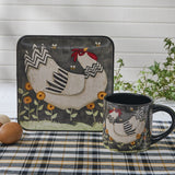 Sussex Hen Salad Dessert Plate Set-Lange General Store