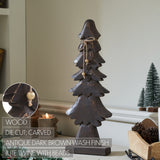 Tidings Timber Dark Wooden Trees-Lange General Store