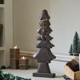 Tidings Timber Dark Wooden Trees-Lange General Store