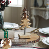 Two-Tone Natural Wooden Tree-Lange General Store