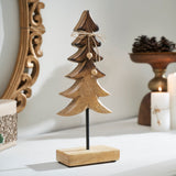 Two-Tone Natural Wooden Tree-Lange General Store