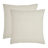 Waffle Weave Natural Pillow Cover Set of 2-Lange General Store