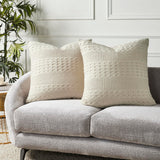 Waffle Weave Natural Pillow Cover Set of 2-Lange General Store