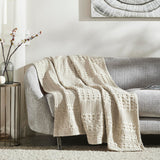 Waffle Weave Natural Throw-Lange General Store