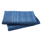 Waffle Weave Navy Blue Pillow Cover Set of 2-Lange General Store