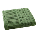 Waffle Weave Olive Green Body Pillow Cover-Lange General Store