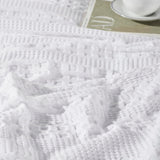Waffle Weave White Euro Sham Set of 2-Lange General Store