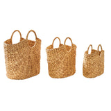 Water Hyacinth Market Basket Set of 3-Lange General Store