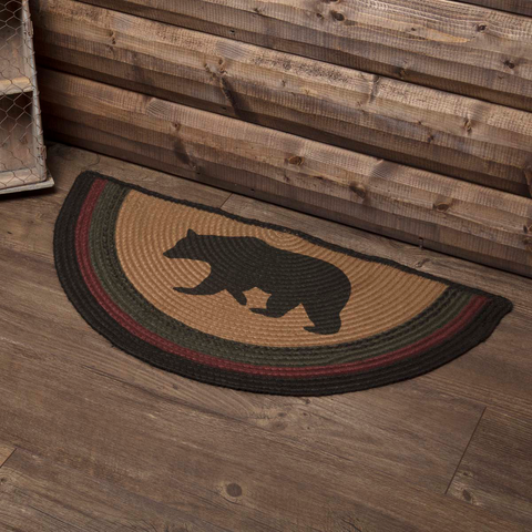 Wyatt Bear Half Circle Rug-Lange General Store