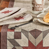 Weathered Barnboard Block Table Runner 54"-Lange General Store