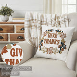 Wheatberry Give Thanks Pillow-Lange General Store