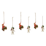 Winter Fun Metal Ornaments Set of 6-Lange General Store