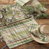 Winter Morning Plaid Napkins-Lange General Store