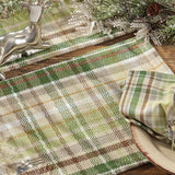 Winter Morning Plaid Placemats-Lange General Store