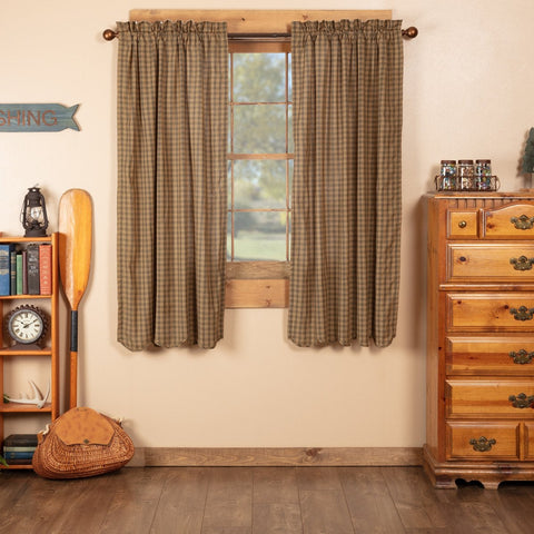 Cedar Ridge Short Panel Curtains-Lange General Store