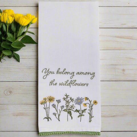 You Belong Wildflowers Dishtowel-Lange General Store