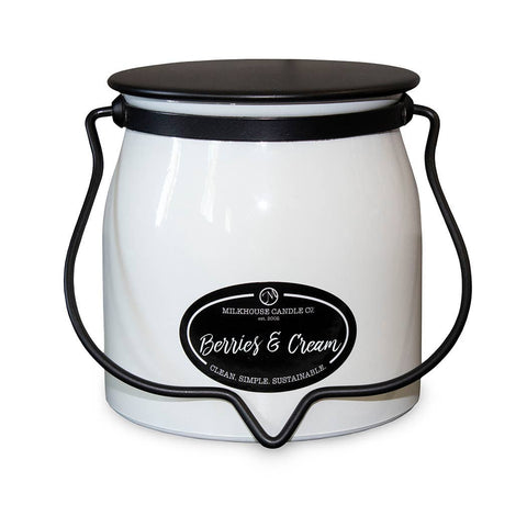Butter Jar Candle - Berries & Cream-Lange General Store