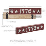 1776 Wooden Sign-Lange General Store