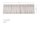 Grace Ann Buffalo Check Valance