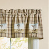 Windmill Farm Tinderbox Brown Patch Valance