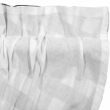 Sable Ann Black Buffalo Check Balloon Valance