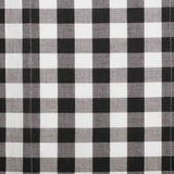 Sable Ann Black Buffalo Check Balloon Valance