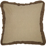 Five Point Star Ticking Stripe Euro Sham