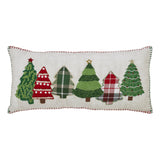 Red and Green Applique Tree Pillow-Lange General Store