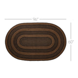 Blackstone Farm Collection Braided Rugs - Oval