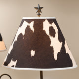 Black Star Lantern Lamp with Holstein Shade