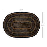 Blackstone Farm Collection Braided Rugs - Oval