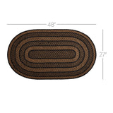Blackstone Farm Collection Braided Rugs - Oval