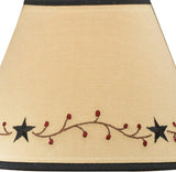 Cambridge Black Lantern Lamp with Blackberry Shade