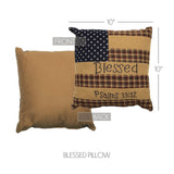 Primitive Patch Blessed Pillow