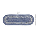 Bluefalls Braided Table Runner