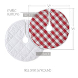 Cherry Ann Check Tree Skirt