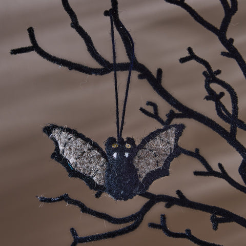Bat Felt Ornament Set of 4