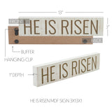 Celebrate Grace He Is Risen Sign